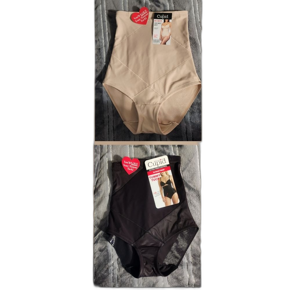 Cupid Extra Firm Control Tummy Tuck High Waist Shaping Brief Shapewear Size M